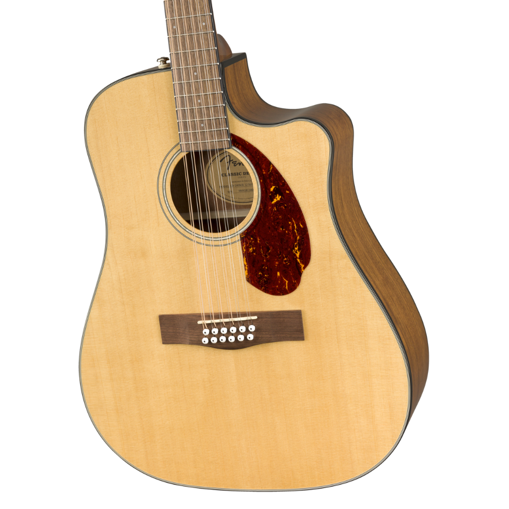Fender CD-140SCE 12 String Walnut Fingerboard Natural