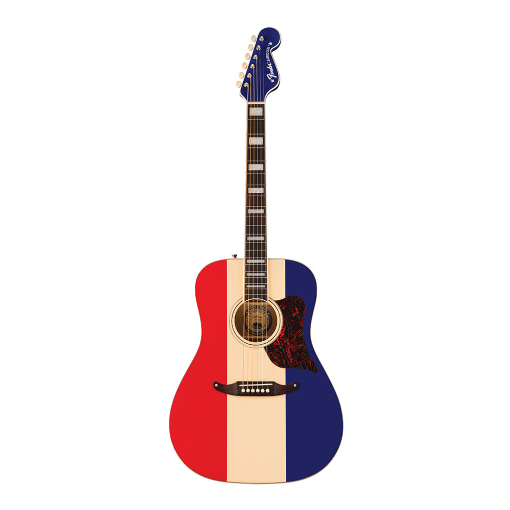 Fender Buck Owens Kingman with Case - Red White and Blue