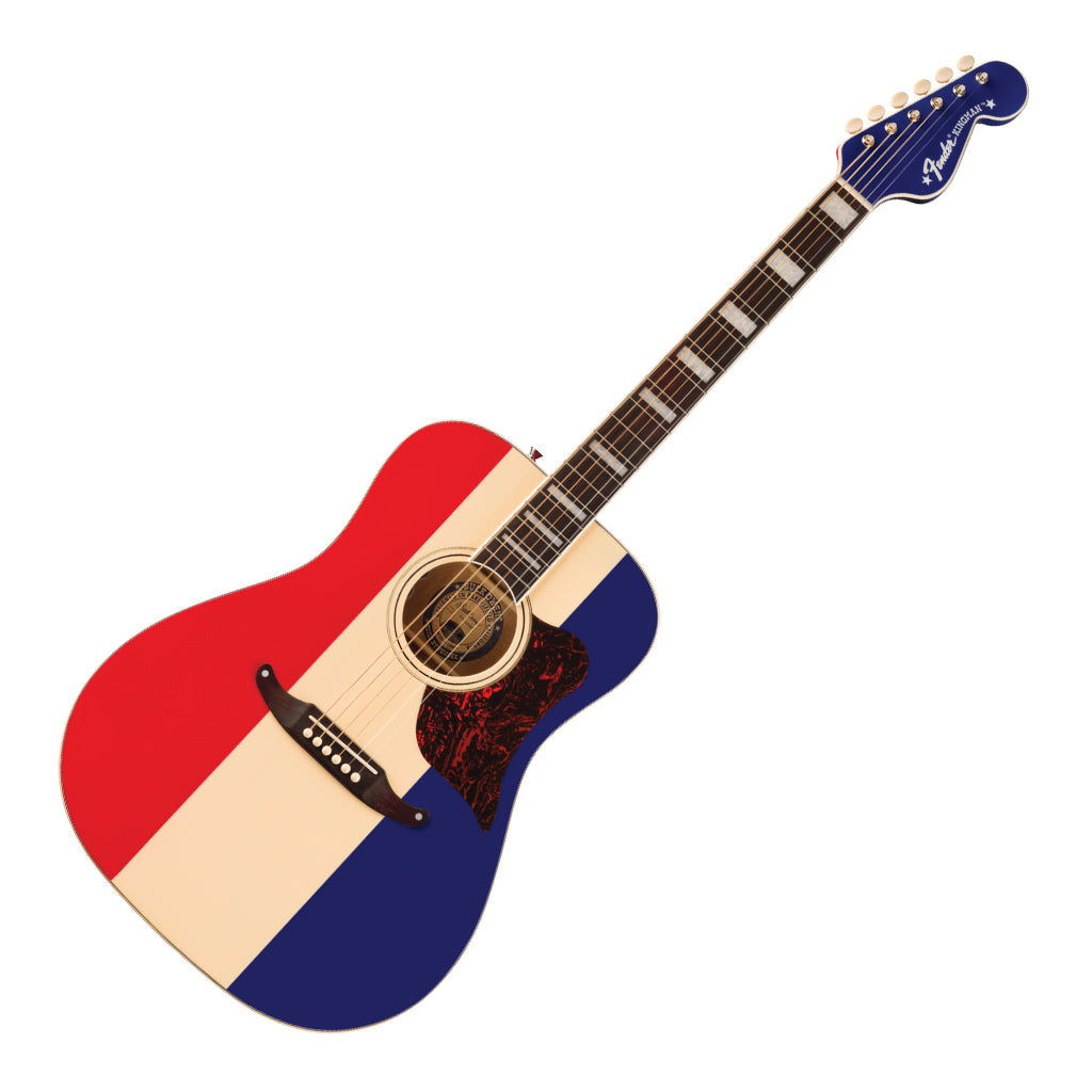 Fender Buck Owens Kingman with Case - Red White and Blue