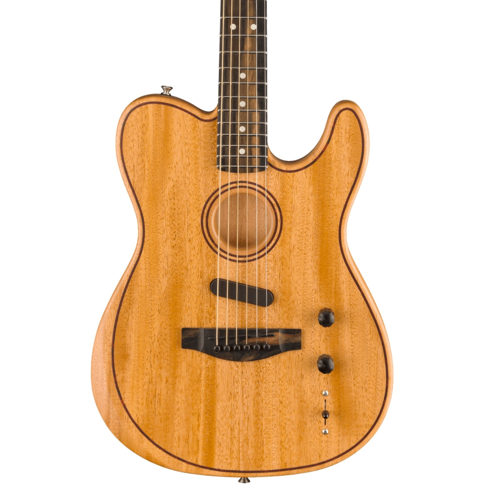 Fender - American Acoustasonic Telecaster - All Mahogany in Natural