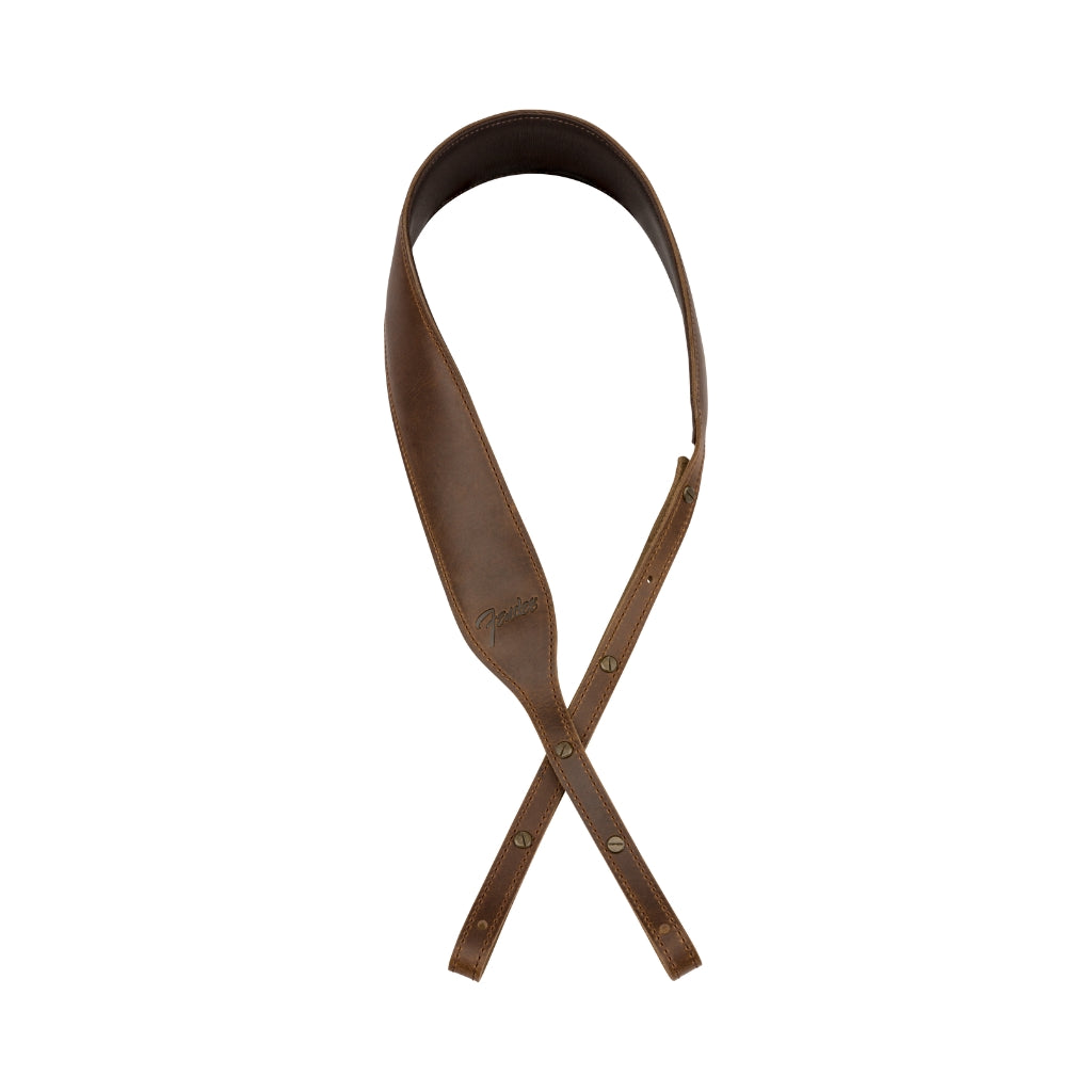 Fender - Paramount Banjo Leather Strap in - Brown
