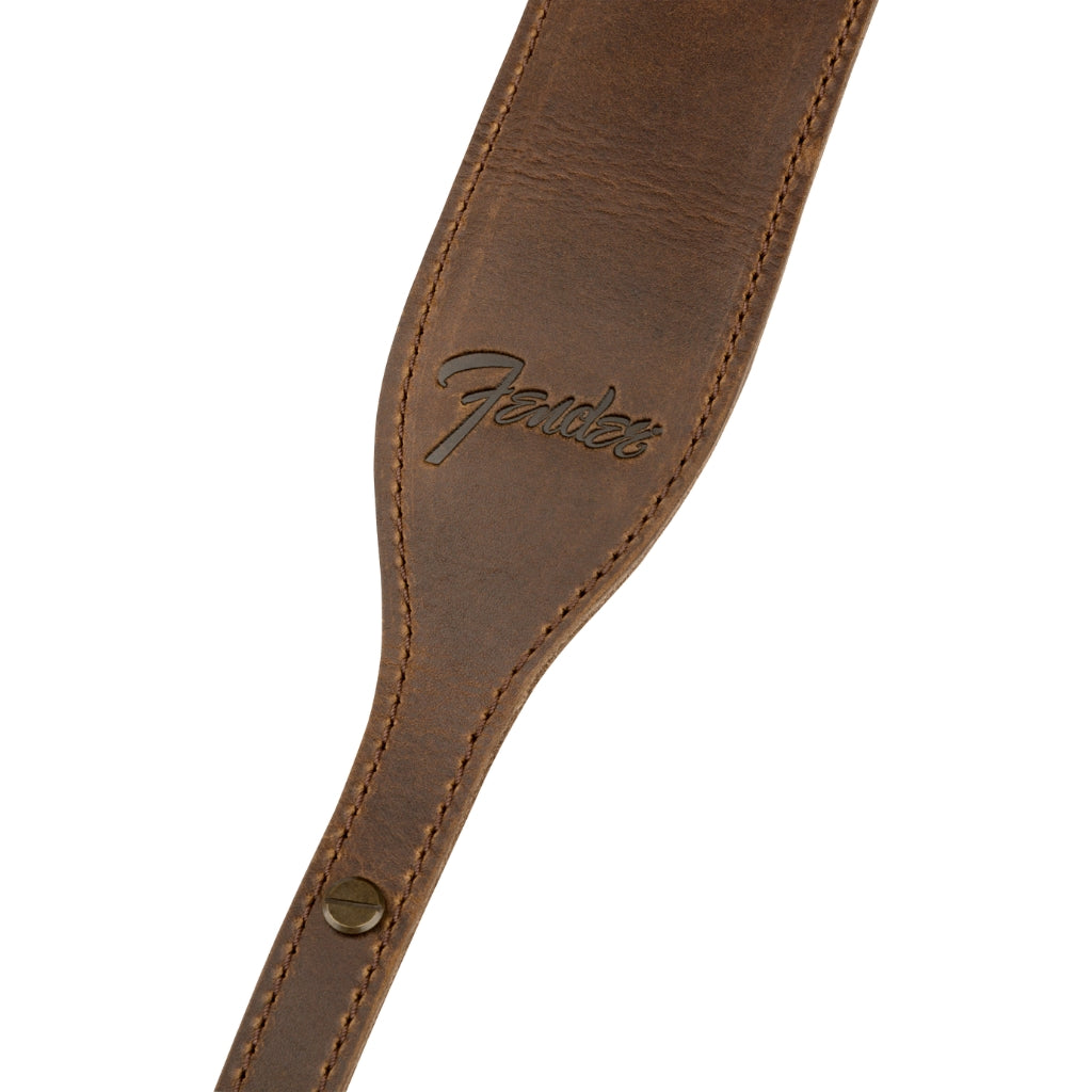 Fender - Paramount Banjo Leather Strap in - Brown