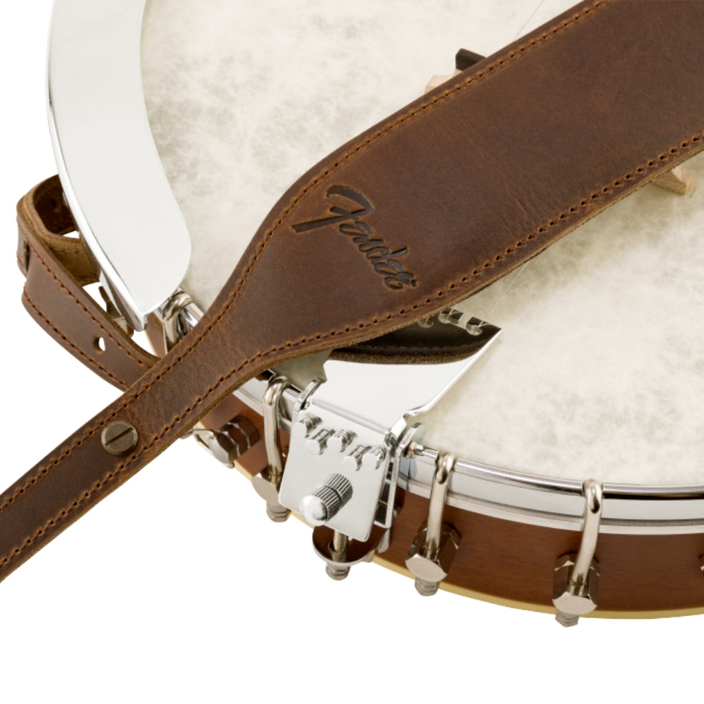 Fender - Paramount Banjo Leather Strap in - Brown