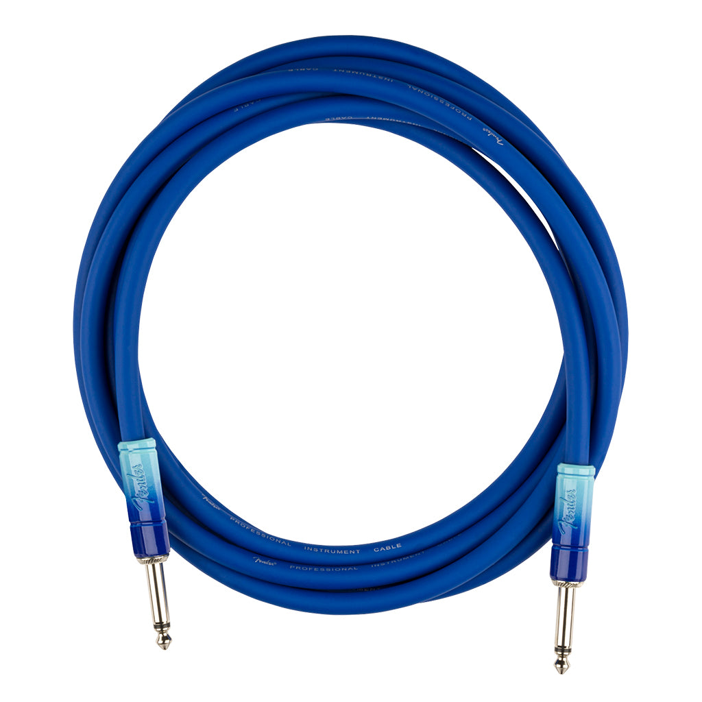 Fender Ombré Instrument Cable Straight Straight 10' Belair Blue