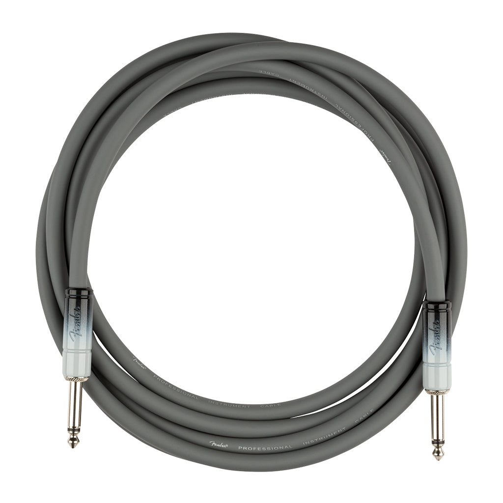 Fender Ombré Instrument Cable Straight Straight 10' Silver Smoke