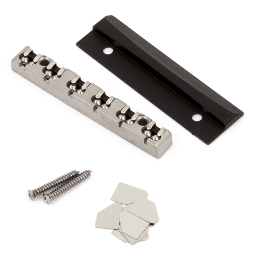 Fender LSR Roller Nut Assembly in Brushed Chrome