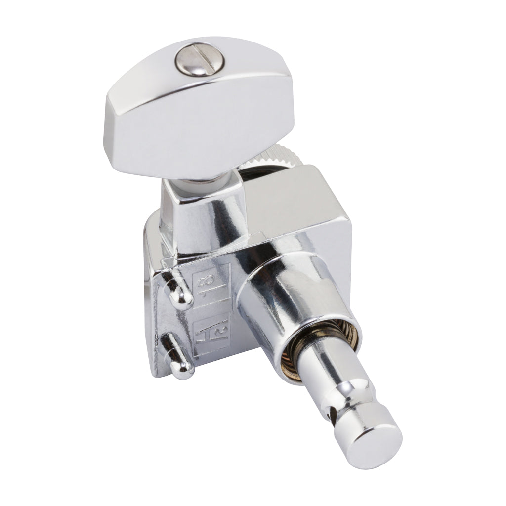 Fender - Locking Strat/Tele Staggered Tuning Machines (6) - Left-Handed - Polished Chrome