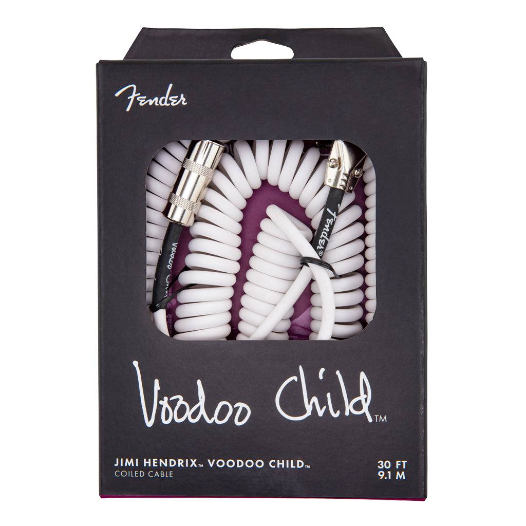 Jimi Hendrix Voodoo Child Cable 30ft White