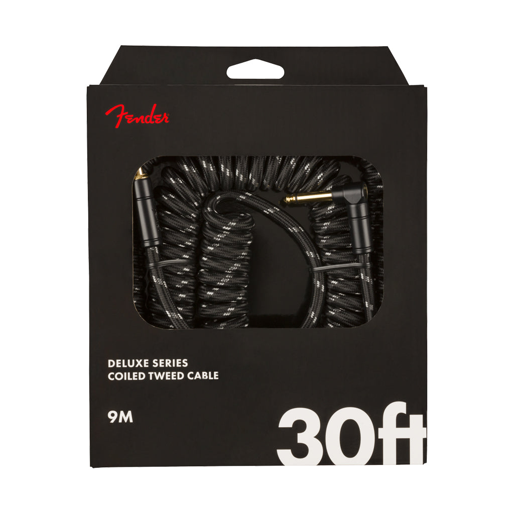 Fender - Deluxe Coil Cable - 30ft Black Tweed