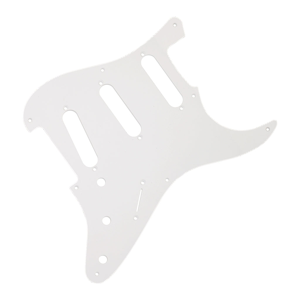 Fender Pickguard 57 Strat White 8 Hole 1 Ply