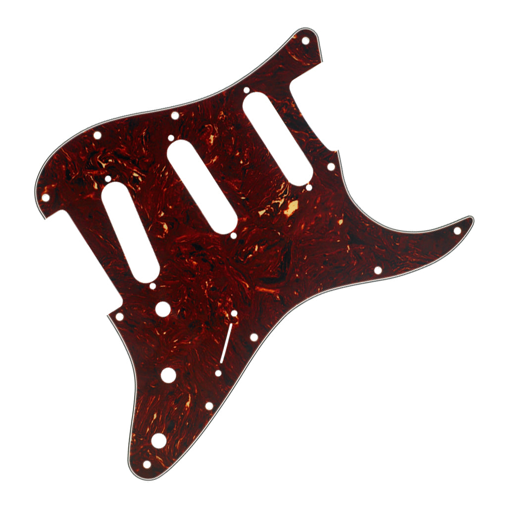 Fender Stratocaster Pickguard 11 Hole 4 Ply Tortoise Shell