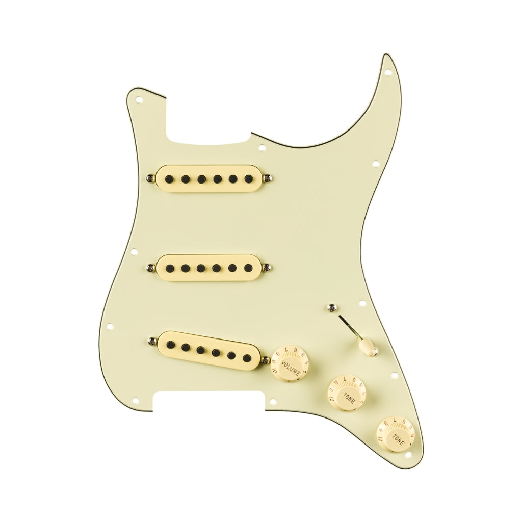 Fender - Pre Wired Strat Pickguard Eric Johnson Signature - Mint Green 11 Hole PG