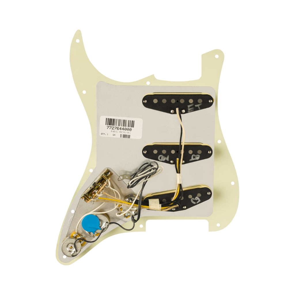 Fender - Pre Wired Strat Pickguard Eric Johnson Signature - Mint Green 11 Hole PG