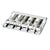 Fender HiMass 5 String Bass Wide Bridge Assembly with Zinc Saddles in Chrome