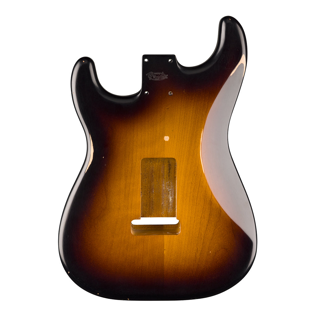 Fender Road Worn 50's Stratocaster SSS Alder Body in 2 Tone Sunburst