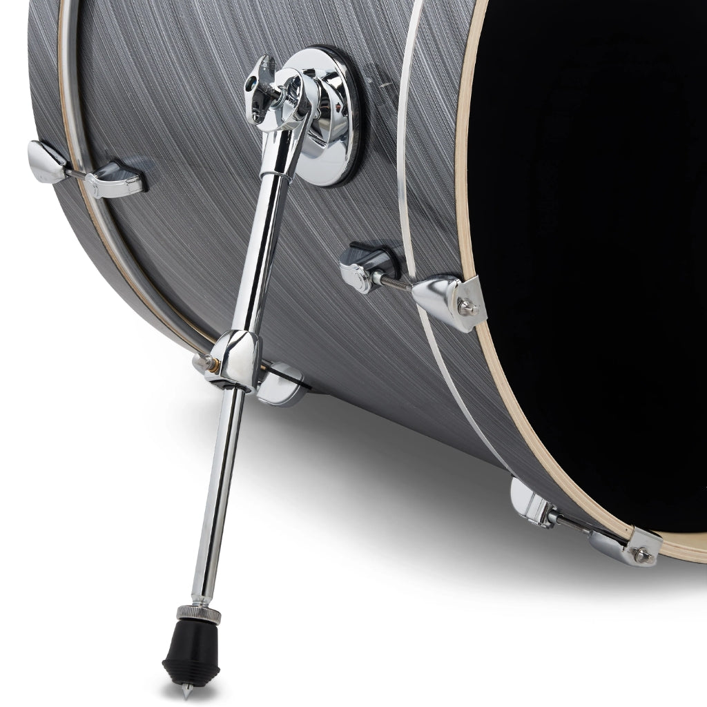PDP - Mainstage 5-Piece Complete Drum Set with Hardware and Cymbals - Twisted Graphite