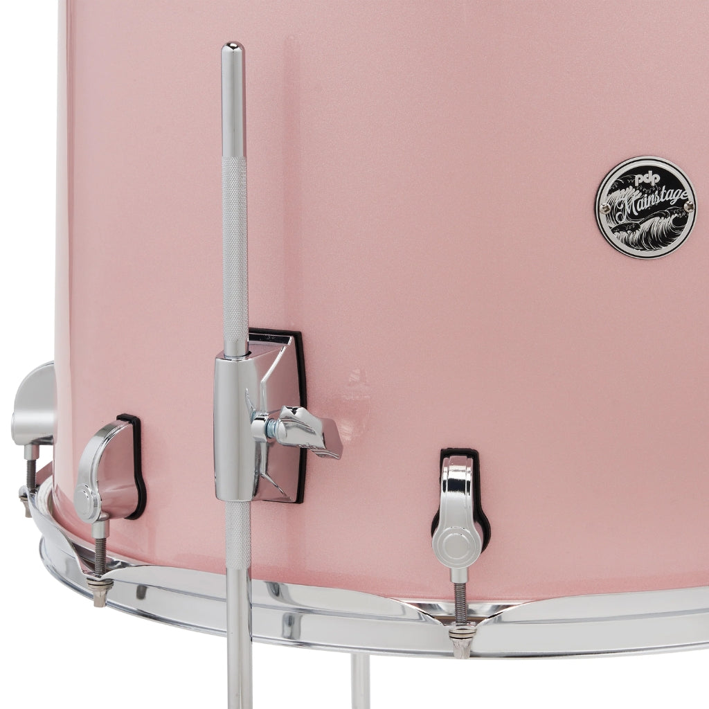 PDP Mainstage 5-Piece Complete Drum Set with Hardware and Cymbals - Pale Rose