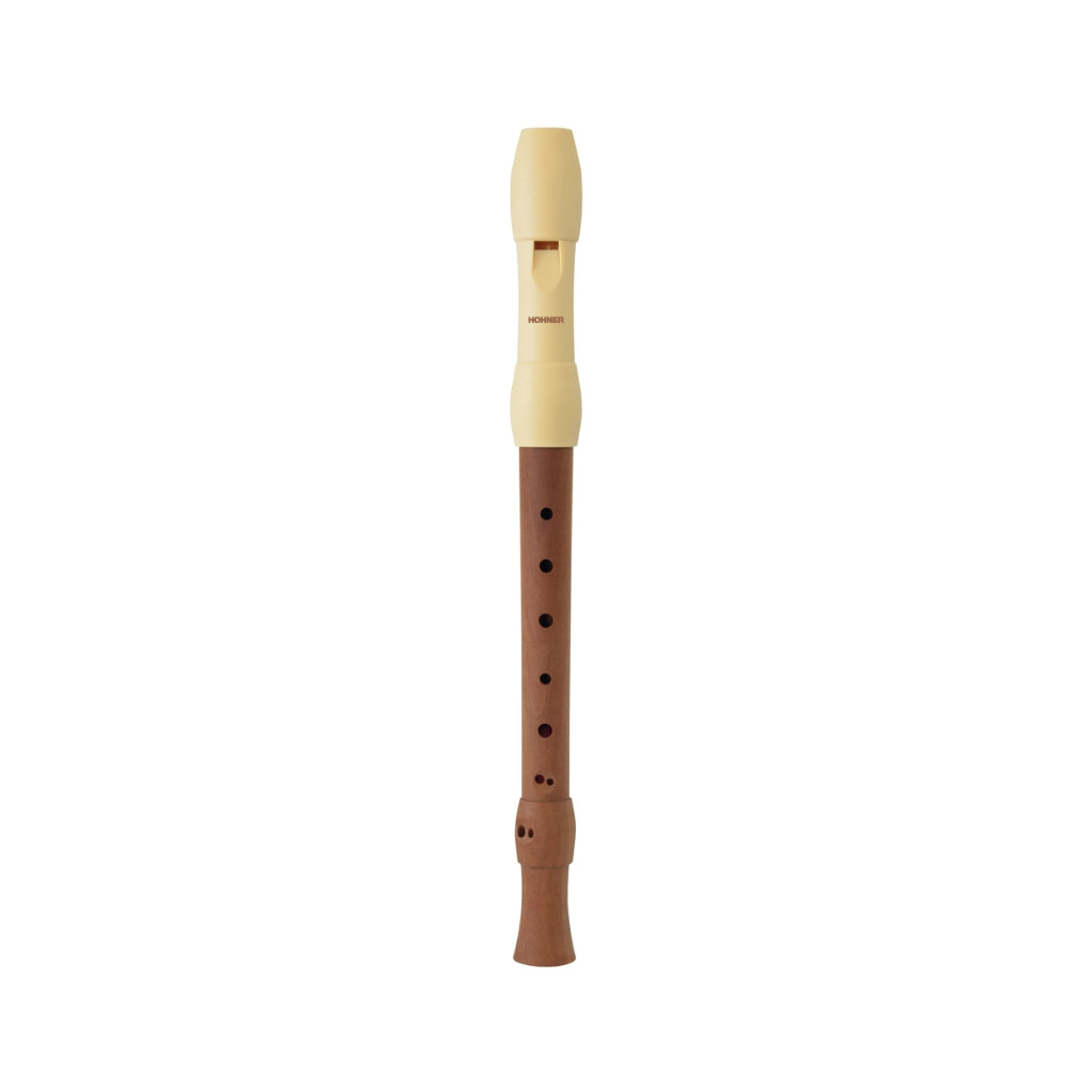Hohner Alegra Wooden Body Plastic Head Baroque Recorder - C Soprano, Ivory