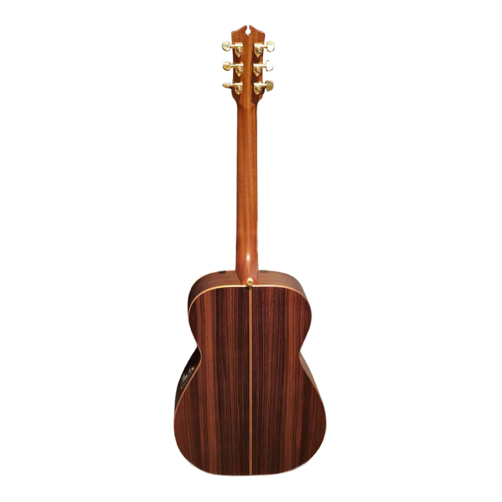 Maton EM100 808 Messiah Series Left Handed Acoustic-Electric Guitar - Tobacco Sunburst