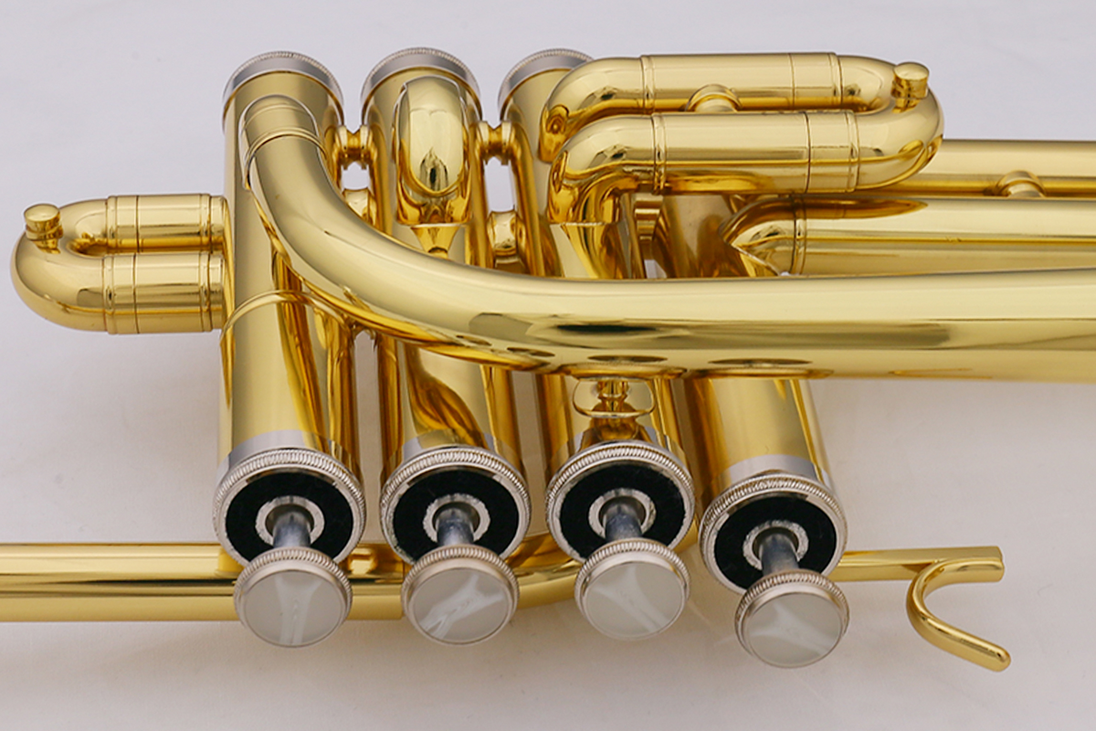 Knight Piccolo Trumpet PT-600, 4 Valve Piston, with Case