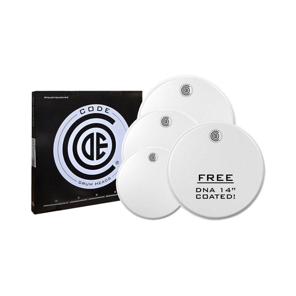 Code - Generator Coated Tom Head Fusion Pack - 10/12/14 inch