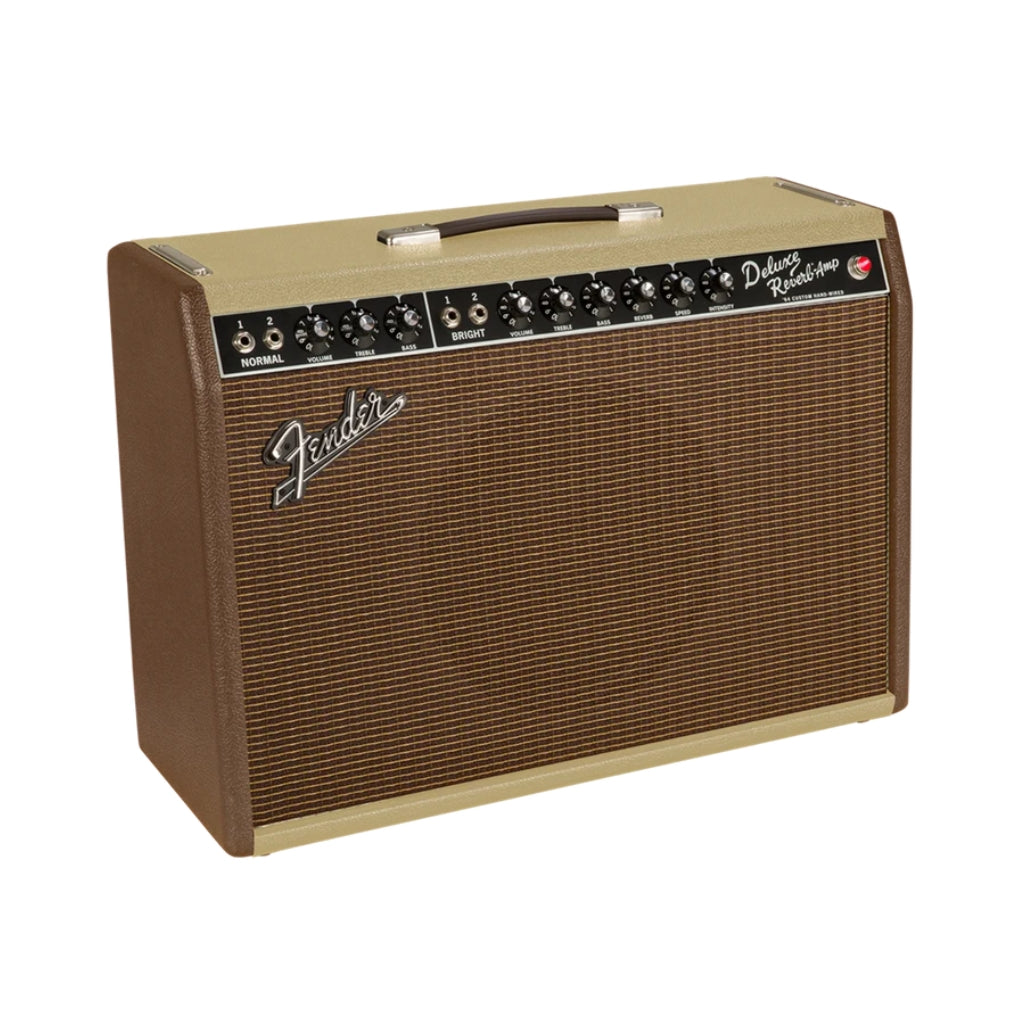 Fender - FSR Deluxe Reverb Guitar Amplifier - Two-Tone Vanilla &amp; Cocoa Bassman