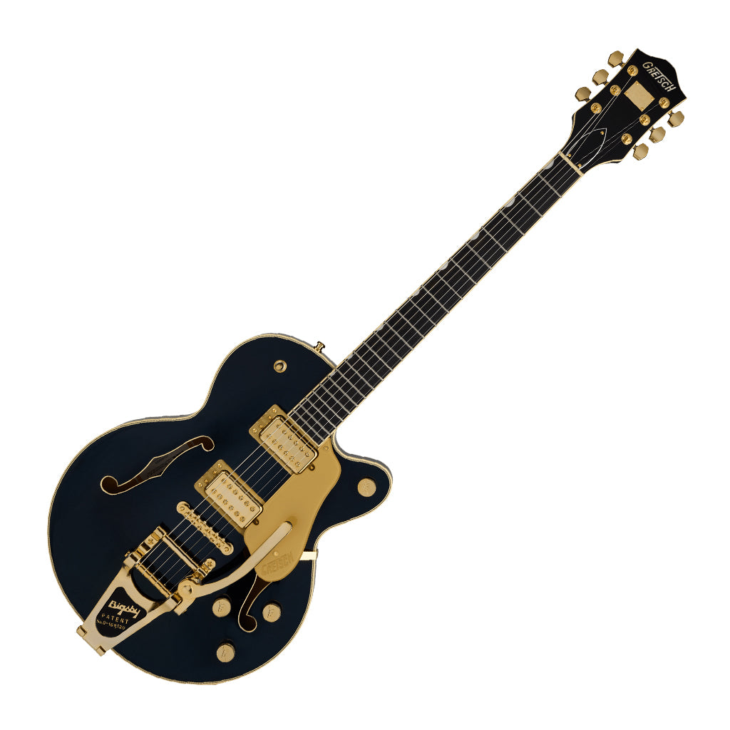 Gretsch Broadkaster Jr. LX Center Block with String Thru Bigsby & Gold Hardware Midnight Sapphire Ebony Fingerboard