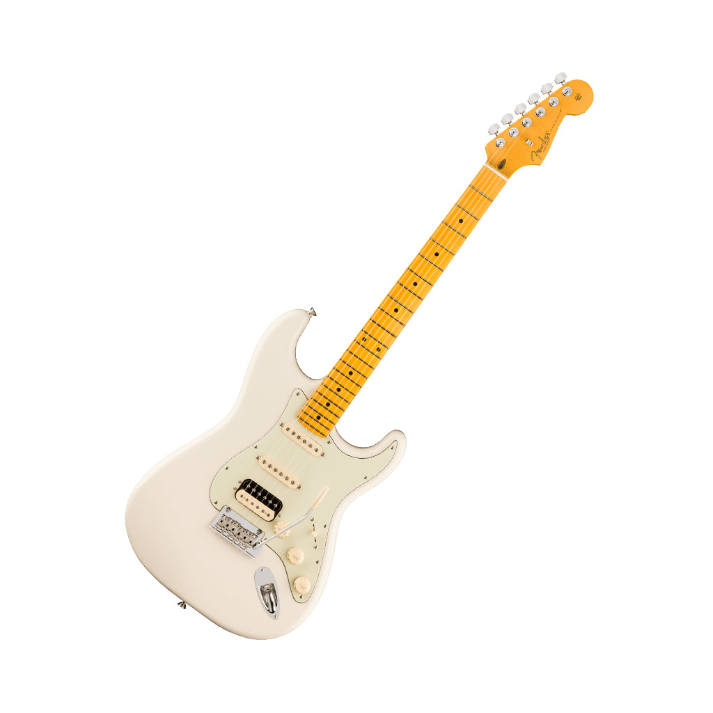 Fender American Professional Stratocaster HSS Maple Electric Guitar - Olympic White