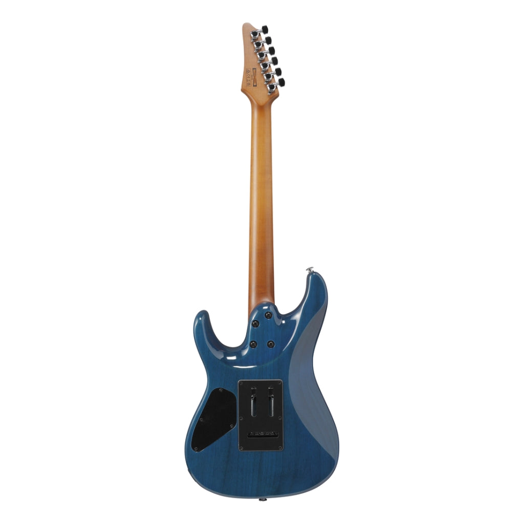 Ibanez - AZ24S1F TKS Electric Guitar Bundle With BIGMINI Tuner - Transparent Turquoise Burst