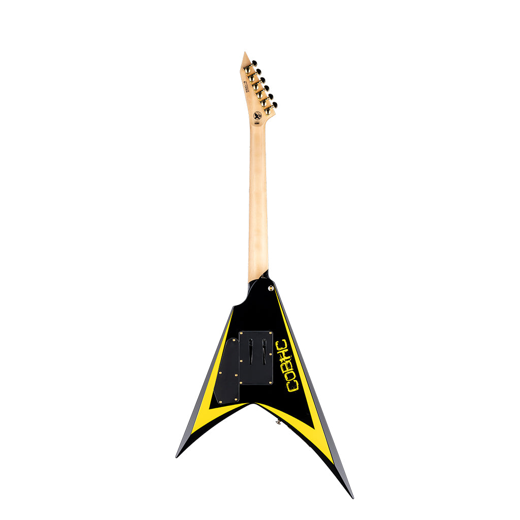 ESP LTD Alexi Laiho Signature Arrowhead SE 20th Anniversary Electric Guitar - Black w/Yellow Bevels