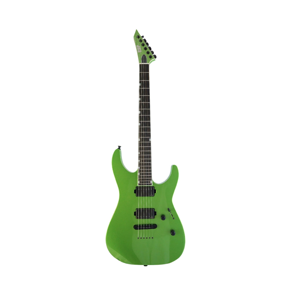 ESP USA M-II NTB TOM Electric Guitar - Lizard Spit Green front