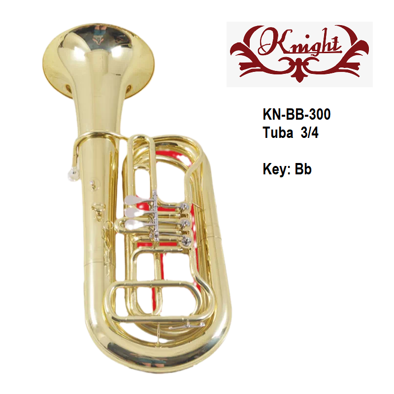 Knight 3/4 Tuba BB-300, with Case