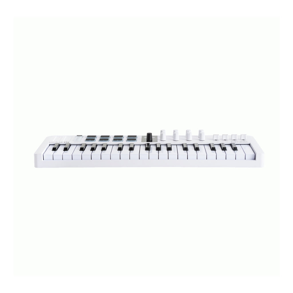 Arturia MiniLab 37 MK3 Compact 37-key MIDI Controller - White
