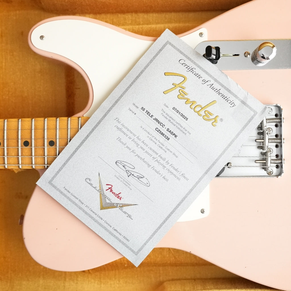 Fender Custom Shop - '55 Telecaster Journeyman Relic Electric Guitar - Shell Pink