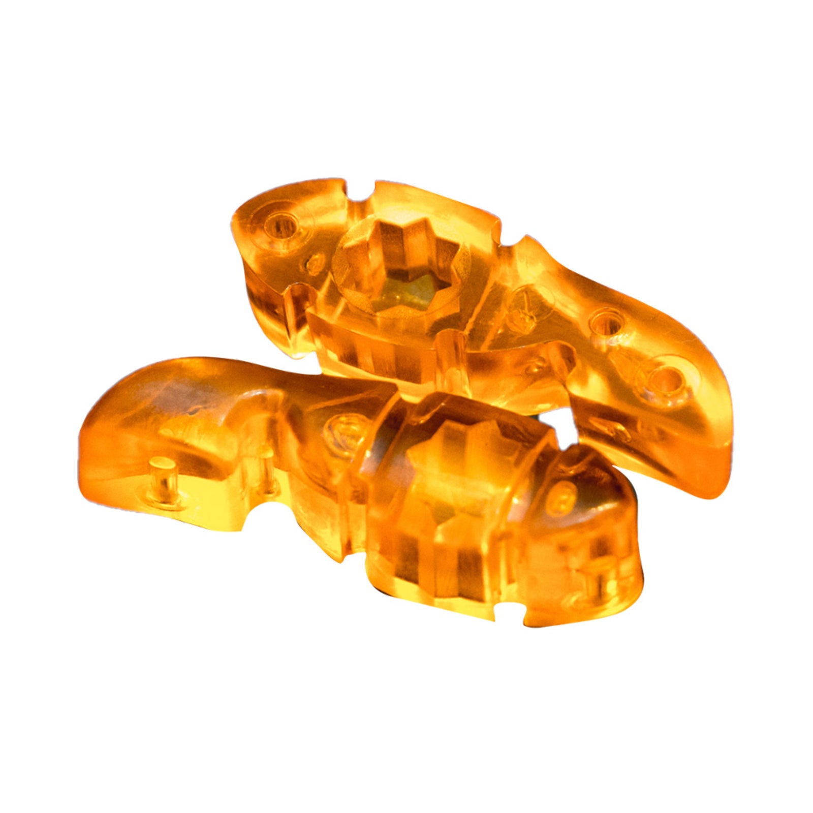 Tuner Fish - Lug Locks Orange - 24 Pack