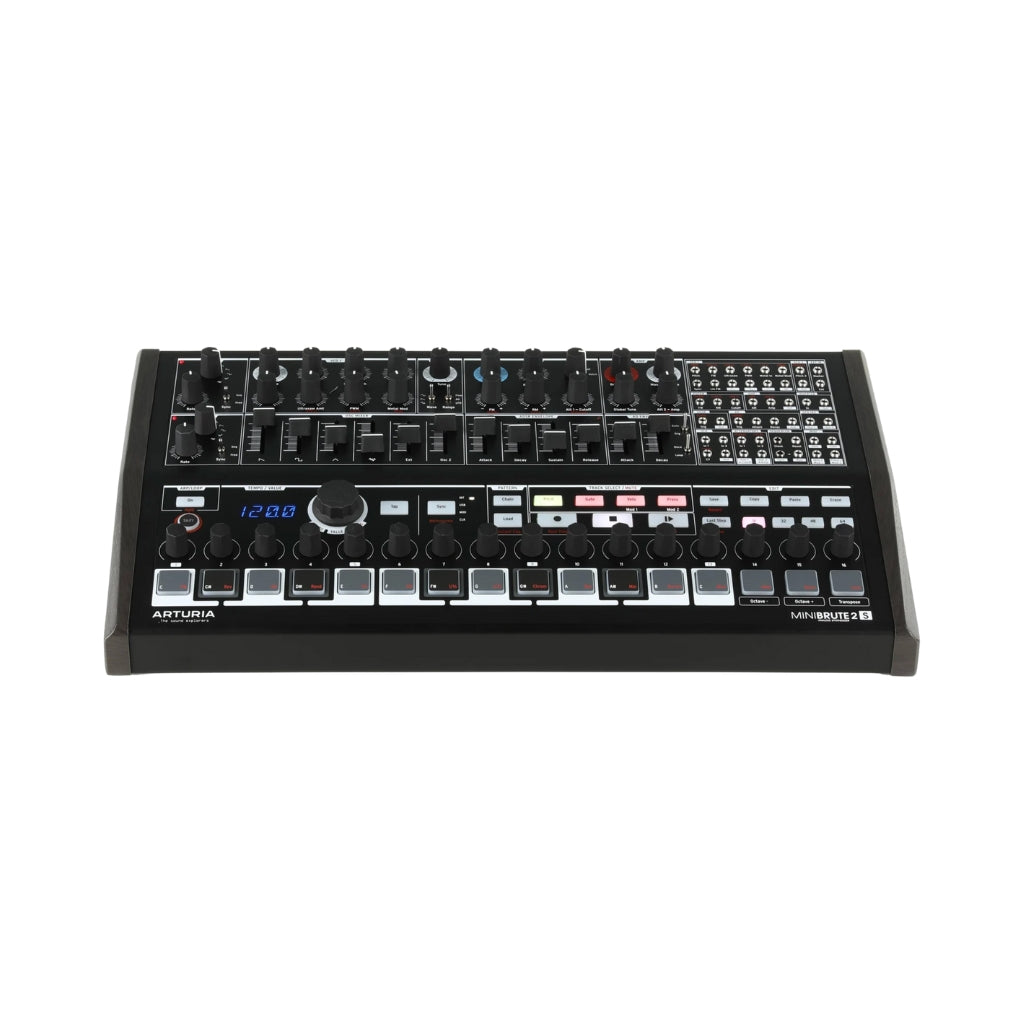 Arturia MiniBrute 2S Semi-modular Analog Sequencing Synthesizer - Black