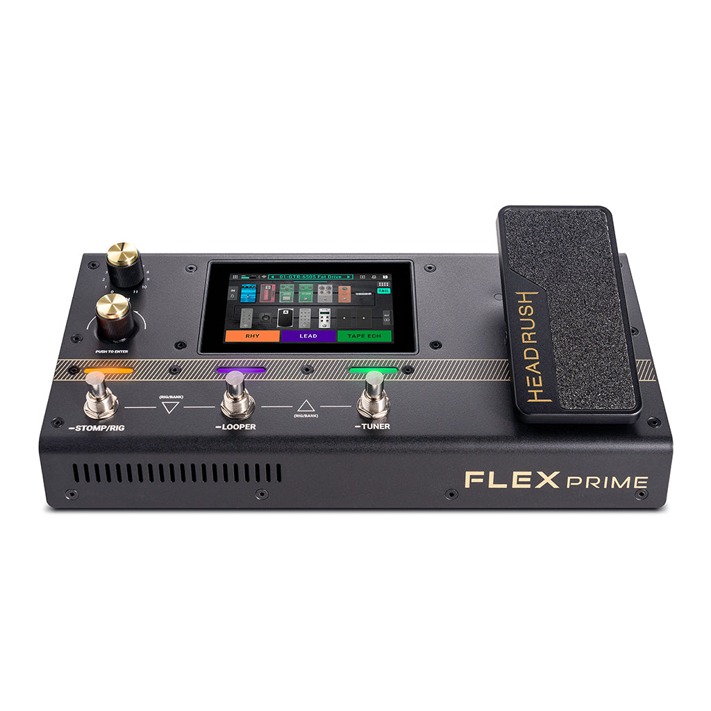 HeadRush Flex Prime Compact FX Pedalboard 4" Touchscreen with WiFi and Bluetooth