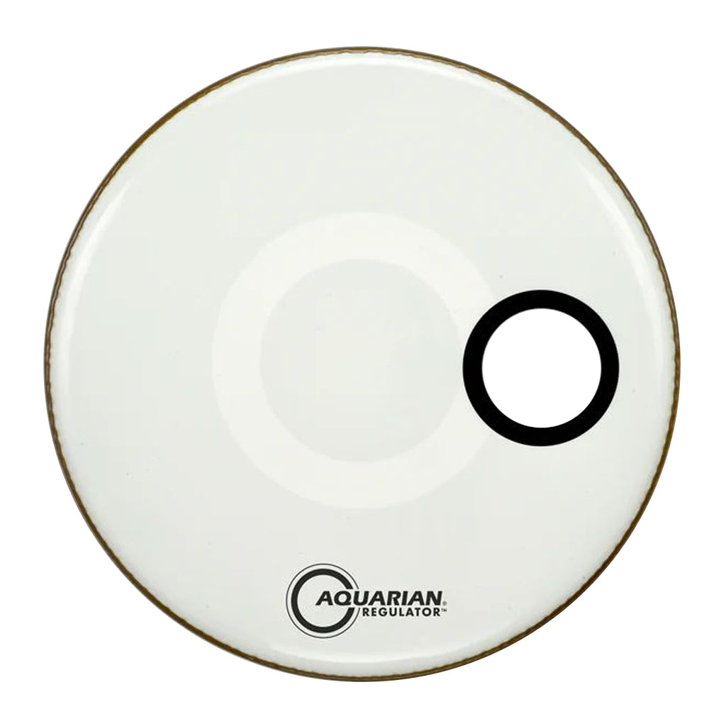 Aquarian RSM24W 24&quot; Regulator 4 3/4&quot; Offset Hole Gloss White