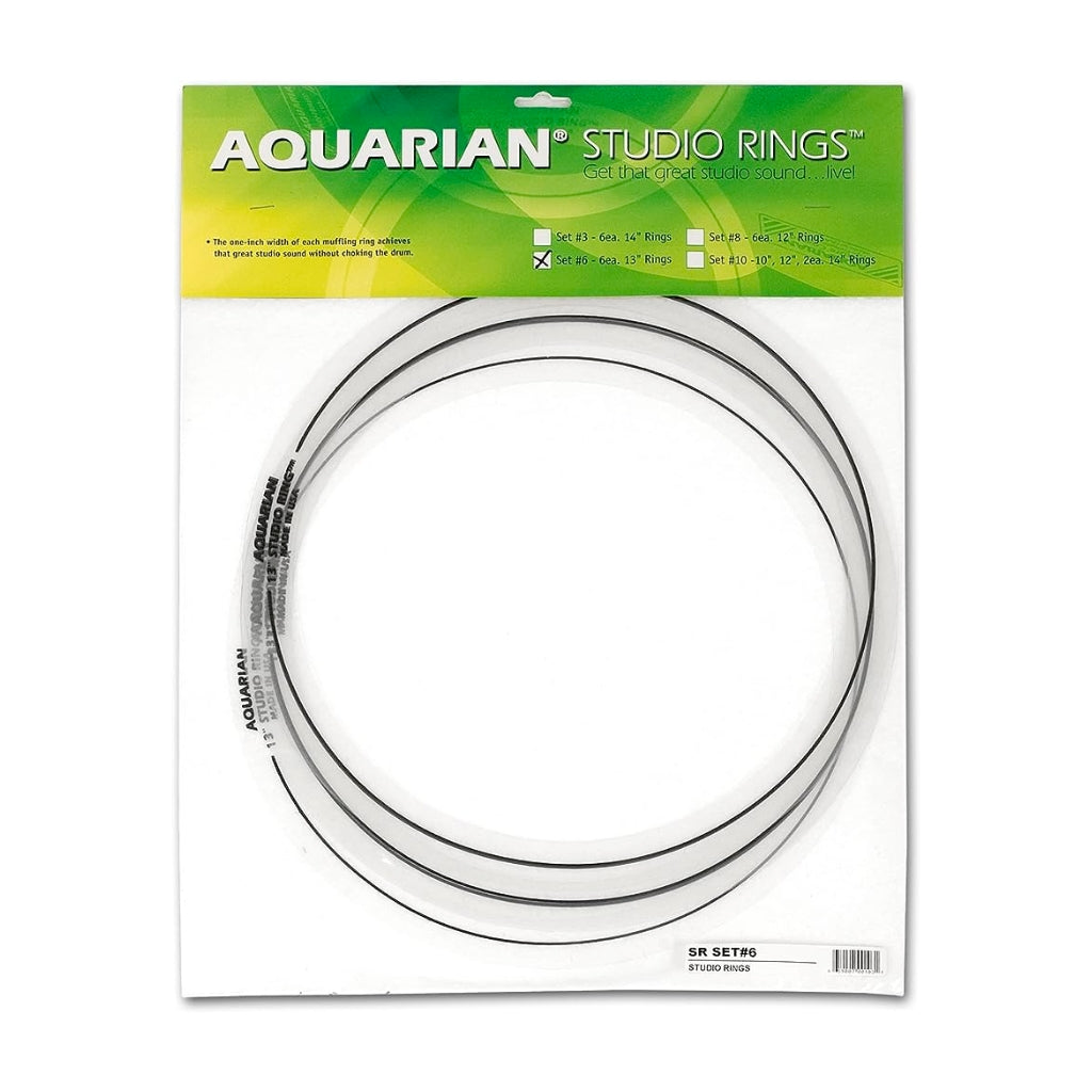 Aquarian - Studio Ring Set- Set#6 6 X 13" Rings