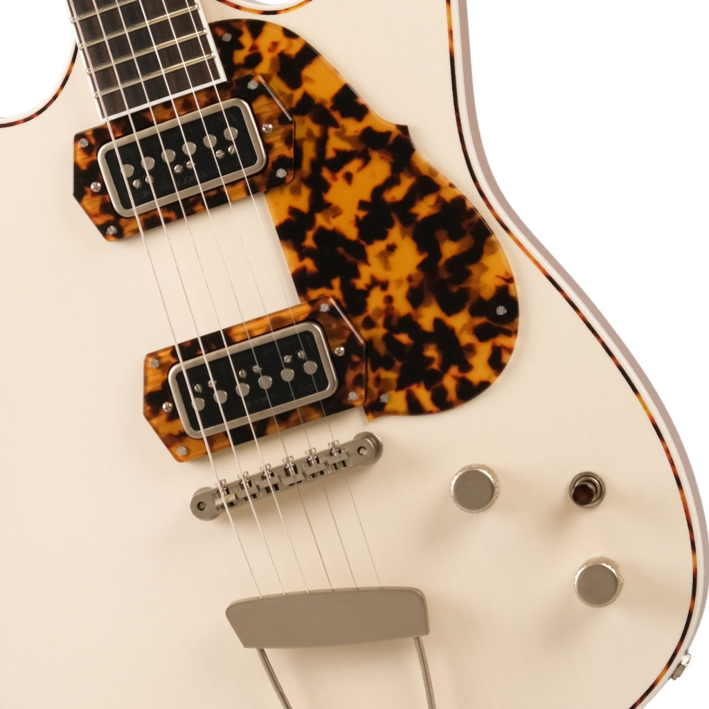 Frank Brother Arcade One Light Relic Electric Guitar - Trans Trillium White body