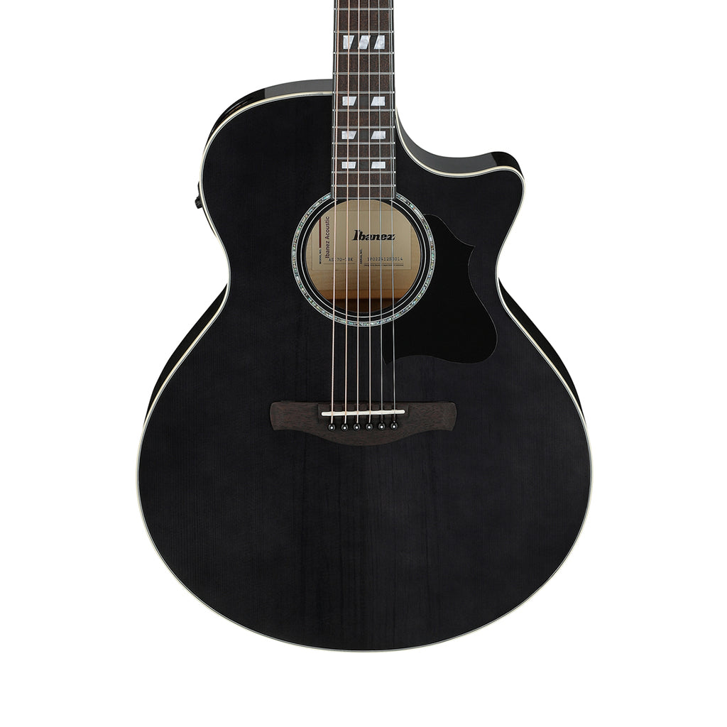 Ibanez AE170 Acoustic Guitar w/Pickup - Transparent Black High Gloss