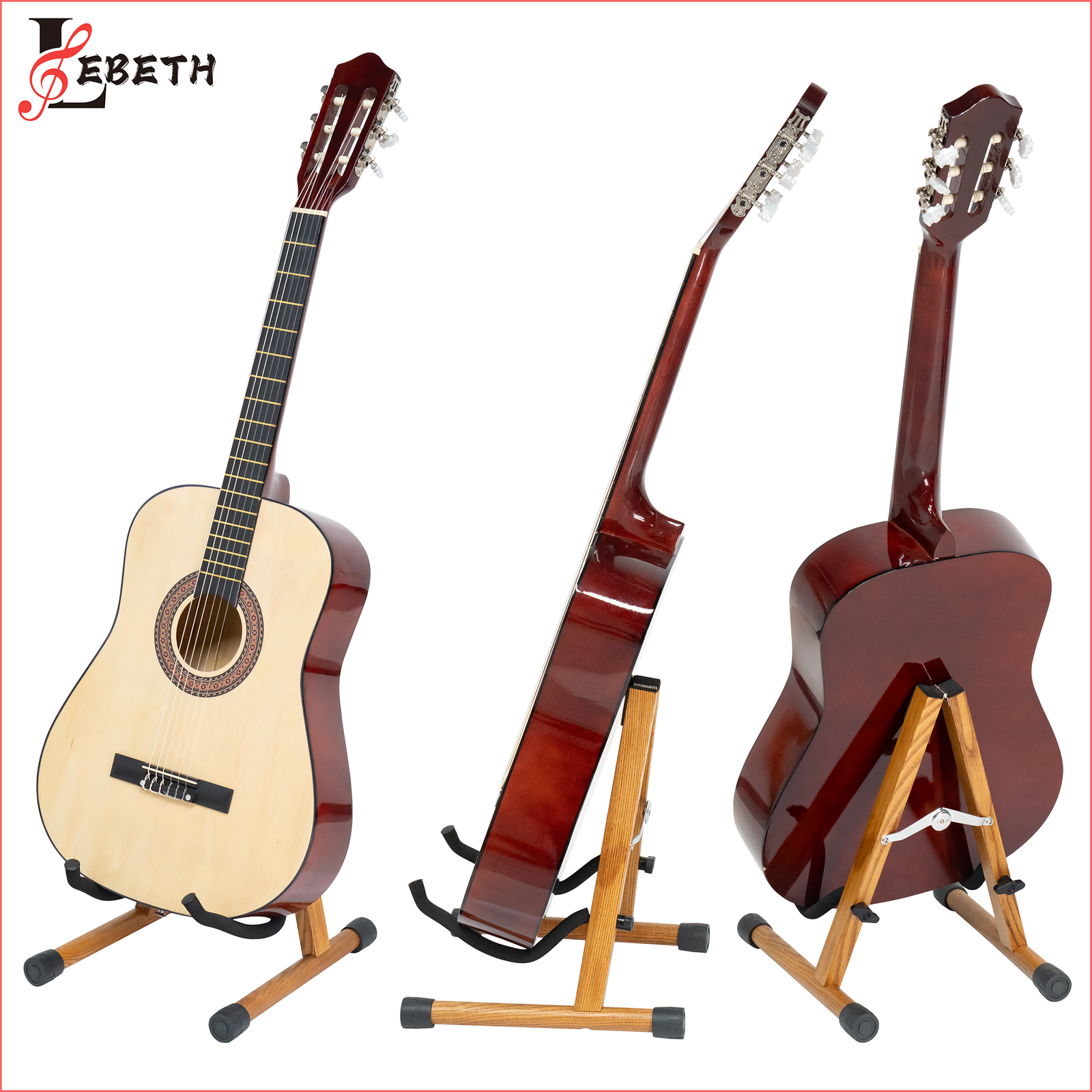 Lebeth Guitar Stand (Wood) GS-04W