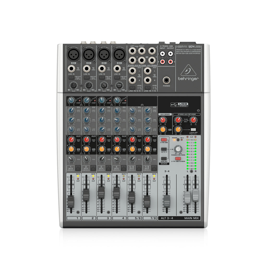 【新品未使用品】1204USB XENYX BEHRINGER XENYX 1204 USB AUDIO MIXER RENTAL - Wi-Com Solutions Inc.
