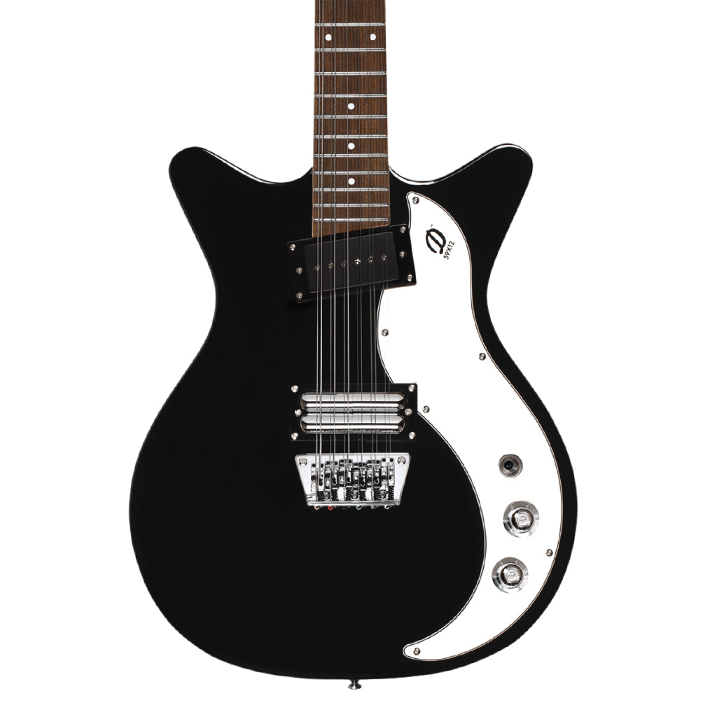 Danelectro &#39;59 Vintage 12-String Electric Guitar - Black Sparkle