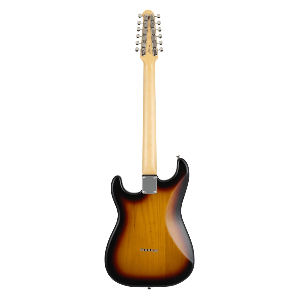 Fender - Made in Japan 12-String Limited Stratocaster - 3-Color Sunburst, Rosewood Fingerboard
