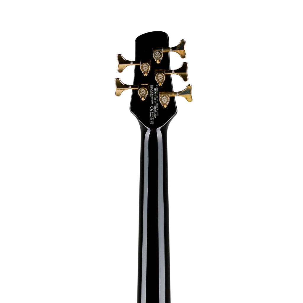 Spector - Icon NS-5 Neck Through Electric Bass Guitar - Black & Blue