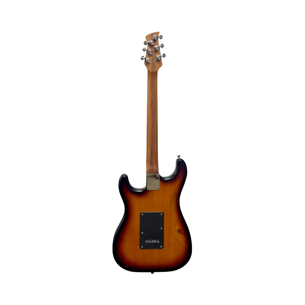 Cole Clark Hollow Baby HSS Blackwood Plate SUNB188 Electric Guitar - Sunburst