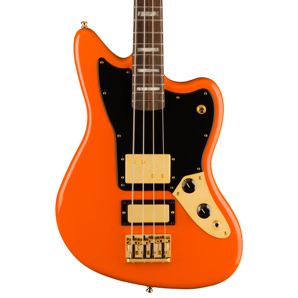Fender - Limited Edition Mike Kerr Jaguar® Bass - Rosewood Fingerboard, Tiger&#39;s Blood Orange