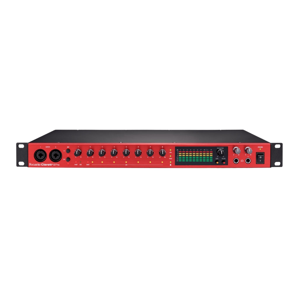 Focusrite Clarett+ 8Pre 18 In & 20 Out Audio Interface