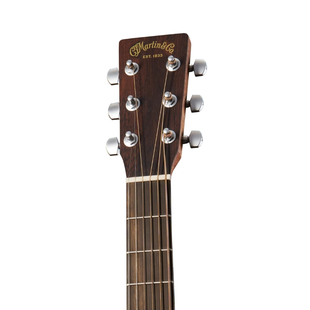 Martin Road Series OMC-10E Modern Burst Left Handed Acoustic-Electric Guitar headstock